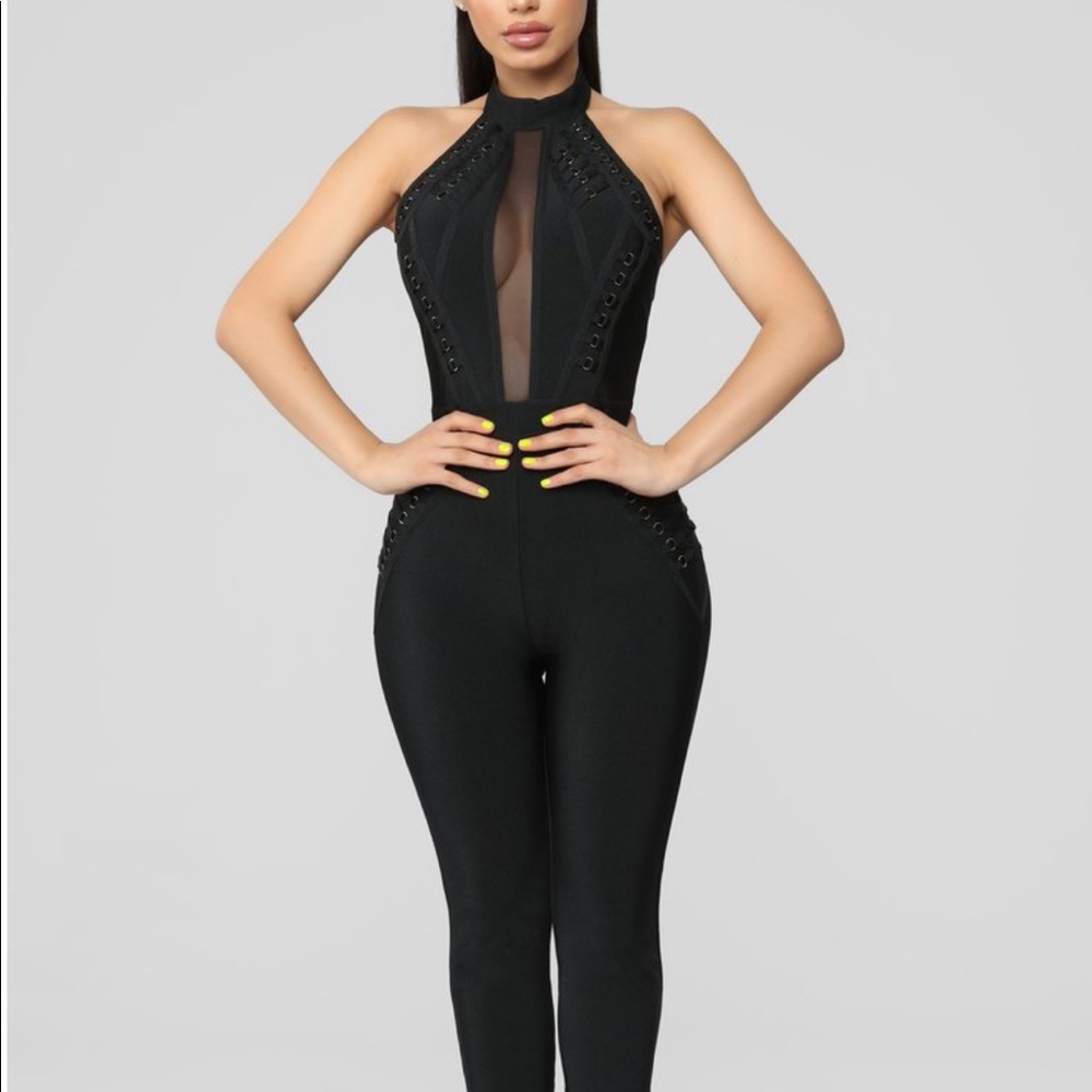 Fashion Nova Bandage Jumpsuit